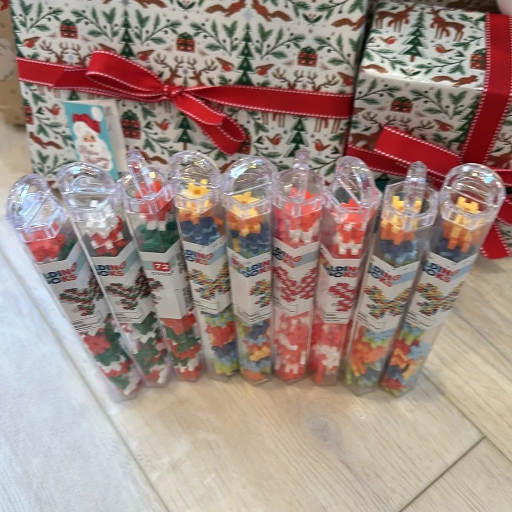 9 X target dollar spot puzzles building Christmas rainbow and valentines day mix
